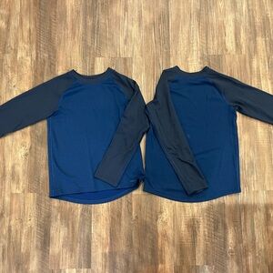 Boy’s Patagonia Capilene® Baselayer- Dark Blue and Black